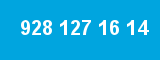 928 127 16 14 928 127 16 14